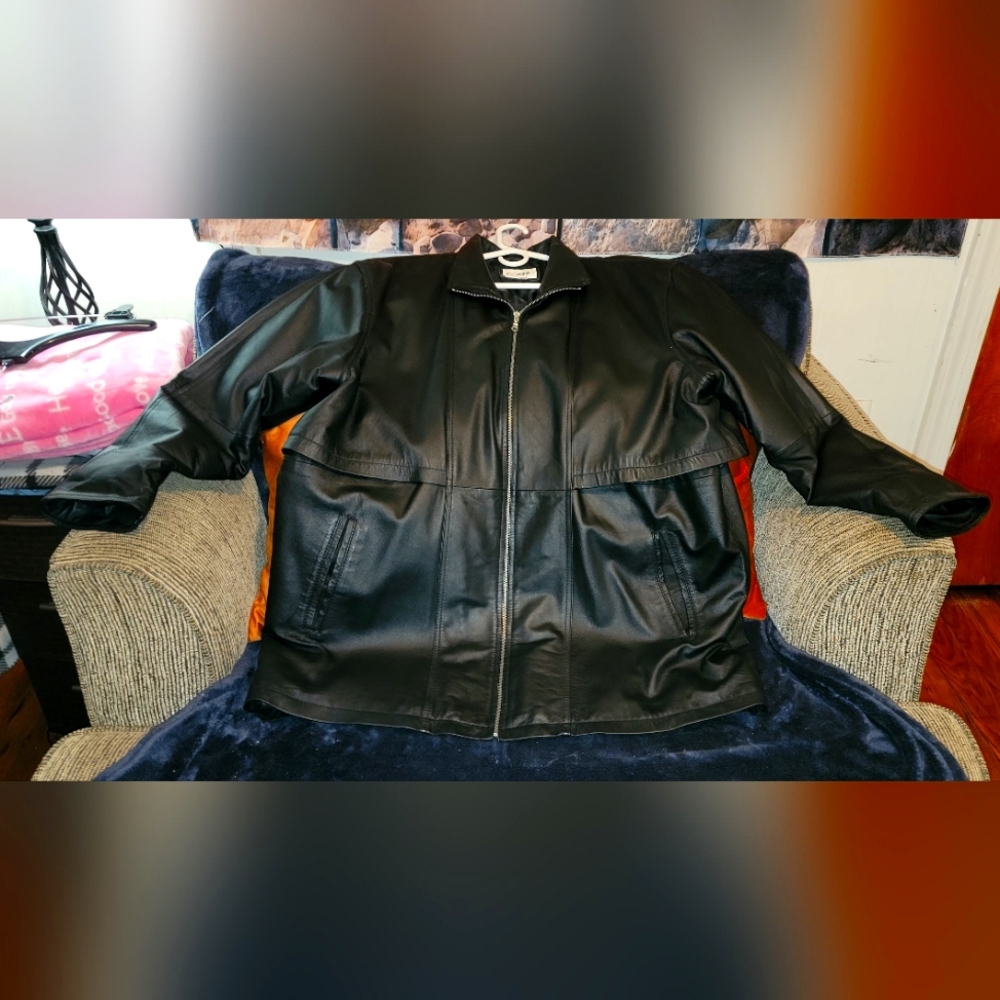 Mens CoMint Leather Jacket